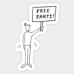 Free Farts 2 Sticker